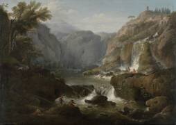 Les chutes d'eau de Tivoli (Joseph Vernet) - Muzeo.com