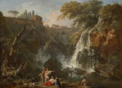Les chutes d'eau de Tivoli (Joseph Vernet) - Muzeo.com