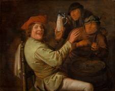 Les cinq sens : L'ouïe (Jan Miense Molenaer) - Muzeo.com