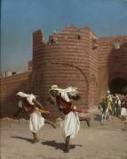 Les coureurs du Pacha (Jean-Léon Gérôme) - Muzeo.com