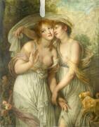Les deux amies (Jean-Baptiste Greuze) - Muzeo.com