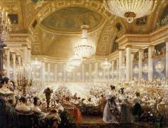 Les femmes au restaurant des Tuileries en 1835 (Eugène Viollet-Le-Duc) - Muzeo.com