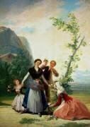 Les fleuristes (Francisco de Goya) - Muzeo.com