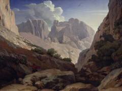 Les gorges de l'Atlas (Paul Jean Flandrin) - Muzeo.com