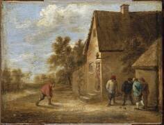 Les Joueurs de boules (David Teniers le Jeune) - Muzeo.com