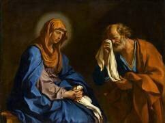 Les Larmes de saint Pierre (Guercino) - Muzeo.com