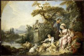 Les Présents du berger ou le Nid (François Boucher) - Muzeo.com
