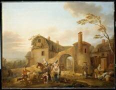 Les Quatre heures de la journée : le Matin (Louis-Joseph Watteau de Lille) - Muzeo.com