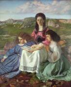 Les trois sœurs de Dean Liddell (William Blake Richmond) - Muzeo.com