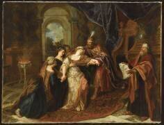 L'Evanouissement d'Esther (Antoine Coypel) - Muzeo.com
