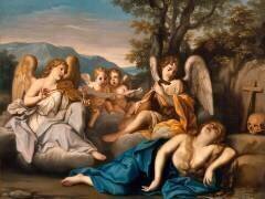 L'extase de la Madeleine avec des anges musiciens (Marco Antonio Franceschini) - Muzeo.com
