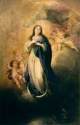 L'Immaculée Conception avec le Père éternel (Bartolomé Esteban Murillo) - Muzeo.com