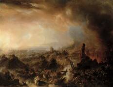 L'incendie de Moscou en 1812 (Jean-Charles Langlois) - Muzeo.com