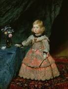 L'Infante Marguerite en robe rose (Diego Vélasquez) - Muzeo.com