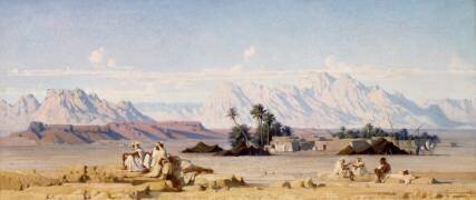 L'oasis (Gustave Guillaumet) - Muzeo.com
