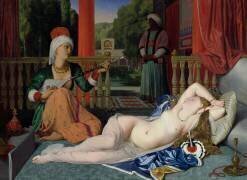 L'Odalisque à l'Esclave (Jean-Auguste-Dominique Ingres) - Muzeo.com