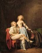 L'oiseau privé dit aussi le couple et l'oiseau envolé (Louis-Léopold Boilly) - Muzeo.com