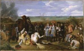 Louis XIV pendant le siège de Douai (Beaudrin Yvart) - Muzeo.com