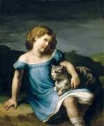 Louise Vernet enfant, fille du peintre Horace Vernet (Théodore Géricault) - Muzeo.com