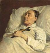 Madame Mazois sur son lit de mort (Henri Regnault) - Muzeo.com