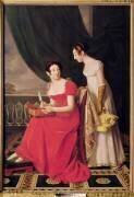 Madame Riesener et sa sœur (Henri-François Riesener) - Muzeo.com