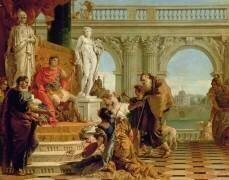 Maecenas présentant les Arts Libéraux à l'Empereur Auguste (Giambattista Tiepolo) - Muzeo.com