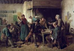 Magasin de vin (Jules Breton) - Muzeo.com