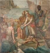 Marchands orientaux dans un port occidental ou Le Commerce (Théodore Chasseriau) - Muzeo.com