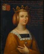 Marie de Bauffremont (1285-1334), princesse de Bourgogne, épouse d'Etienne II de Bourgogne-Montagu (anonyme) - Muzeo.com