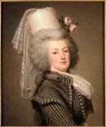 Marie-Antoinette de Lorraine-Habsbourg, reine de France, en habit d'amazone en 1788 (1755-1793) (Adolf Ulrik Wertmuller) - Muzeo.com