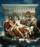 Mars disarmed by Venus and the Three Graces (Jacques-Louis David) - Muzeo.com