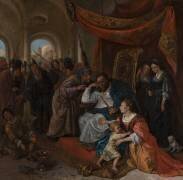 Moïse et la couronne du Pharaon (Jan Steen) - Muzeo.com