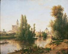 Moret-sur-Loing (François Antoine Léon Fleury) - Muzeo.com