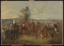 Napoléon III en Algérie (Jean-Adolphe Beaucé) - Muzeo.com