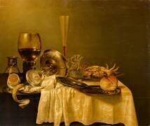Nature morte au crabe (anonyme) - Muzeo.com