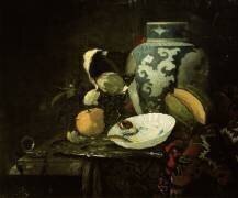 Nature morte au pot à gingembre (Willem Kalf) - Muzeo.com