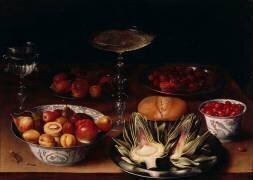 Nature morte aux artichauts (Osias Beert) - Muzeo.com