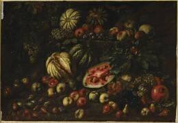 Nature morte aux fruits (Giovanni Battista Ruoppolo) - Muzeo.com