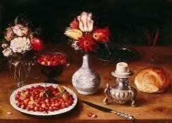Nature morte aux vases de fleurs (Osias Beert) - Muzeo.com