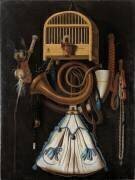 Nature morte avec équipement de chasse (Anthonie Leemans) - Muzeo.com