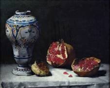 Nature morte à la grenade (Théodule Ribot) - Muzeo.com