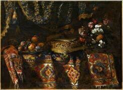 Nature-morte au tapis turc (Francesco Noletti) - Muzeo.com