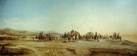 Nezla près de Ouargla (Jean-Joseph Bellel) - Muzeo.com