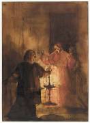 Nicolas Poussin et le cardinal Massimi (François-Marius Granet) - Muzeo.com