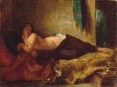 Odalisque (Eugène Delacroix) - Muzeo.com