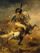 Officier de chasseurs à cheval de la garde impériale chargeant (Théodore Géricault) - Muzeo.com