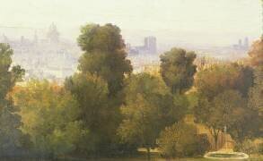 Paris vu des hauteurs de Belleville (Théodore Rousseau) - Muzeo.com