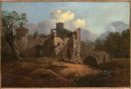 Paysage au Château ruiné (Thomas Gainsborough) - Muzeo.com
