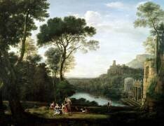 Paysage avec la nymphe Egérie (Claude Gellée) - Muzeo.com