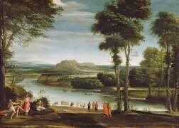 Paysage avec le baptême de saint Jean (Le Dominiquin) - Muzeo.com